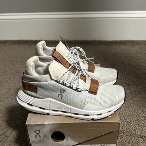 On Cloudnova White Pearl Sneakers